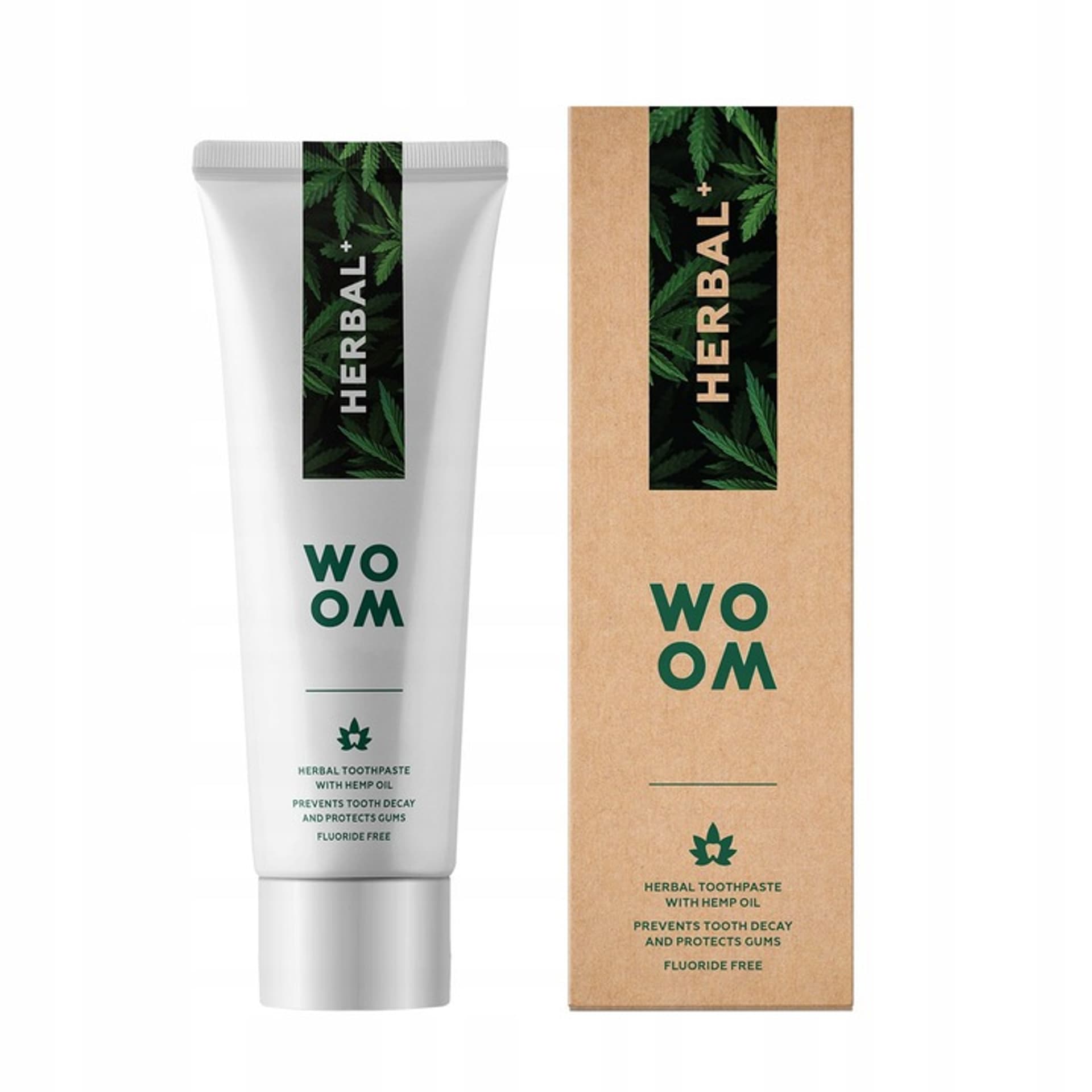 

WOOM Herbal+ ziołowa pasta do zębów 75ml