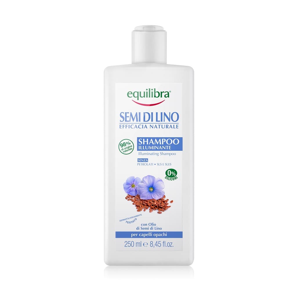 

Equilibra Illuminate Shampoo rozświetlający szampon do włosów z siemieniem lnianym 250ml