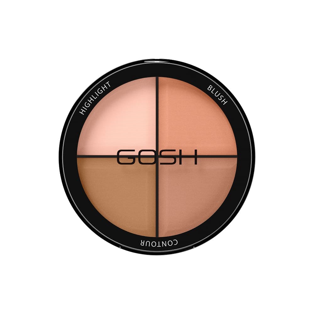 

Gosh Contour´n Strobe Kit paleta do konturowania 001 Light 15g