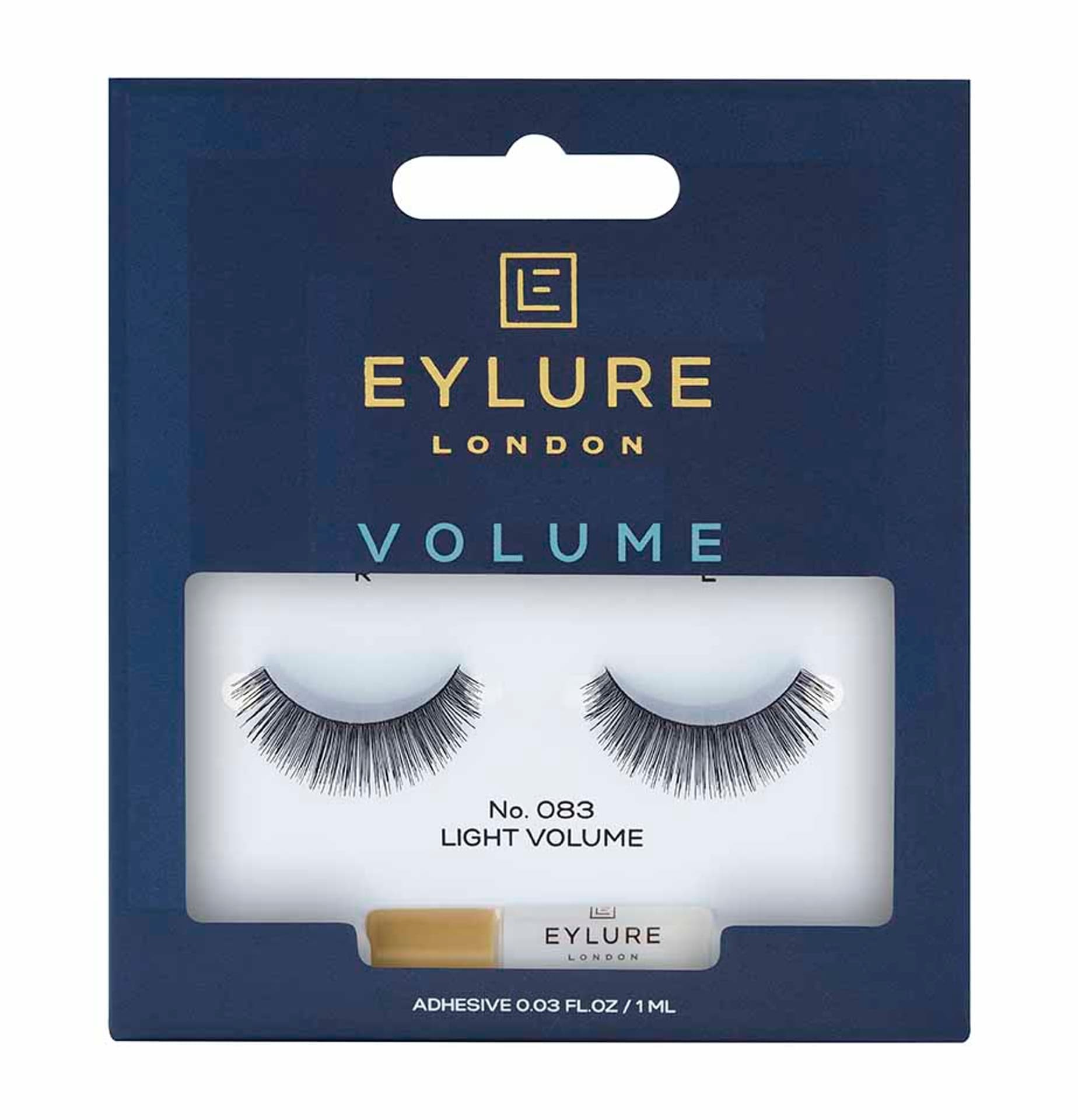 

Eylure Volume Lashes sztuczne rzęsy z klejem efekt pogrubienia No. 083
