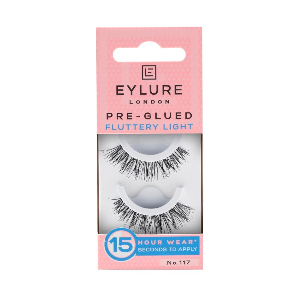 

EYLURE False Lashes Pre-Glued rzęsy samoprzylepne efekt wypełnienia 117 Fluttery Light