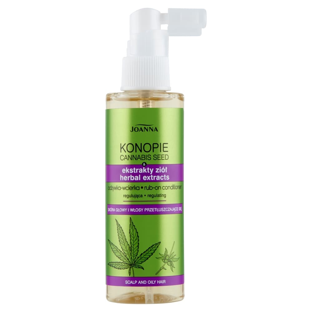 

Joanna Konopie Odżywka - wcierka regulująca do włosów przetłuszczających się 100ml