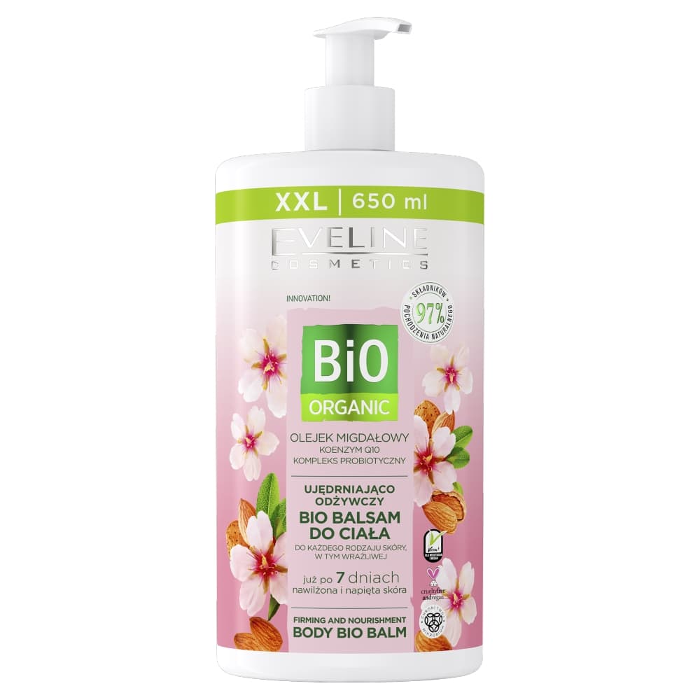

Eveline Bio Organic Bio Balsam do ciała ujędrniająco odżywczy - olejek migdałowy 650ml