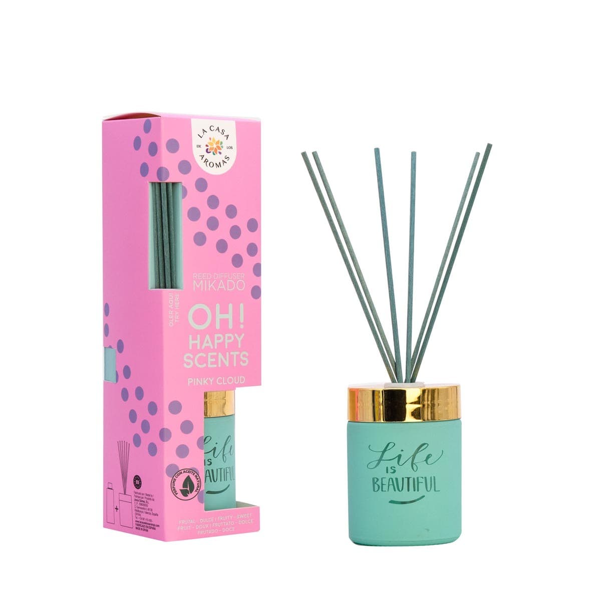 

La Casa de los Aromas Oh! Happy Scents patyczki zapachowe Pinky Cloud 100ml