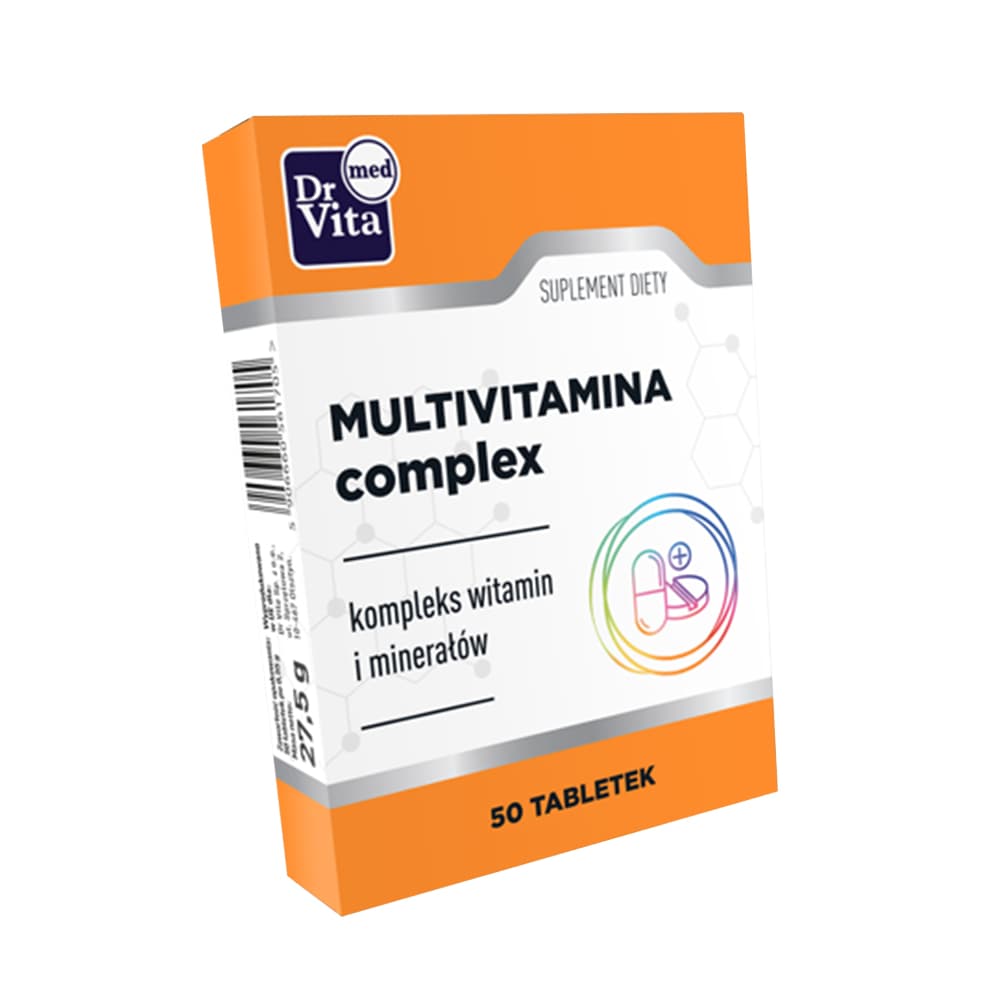 

Dr Vita Multivitamina Complex suplement diety 50 tabletek