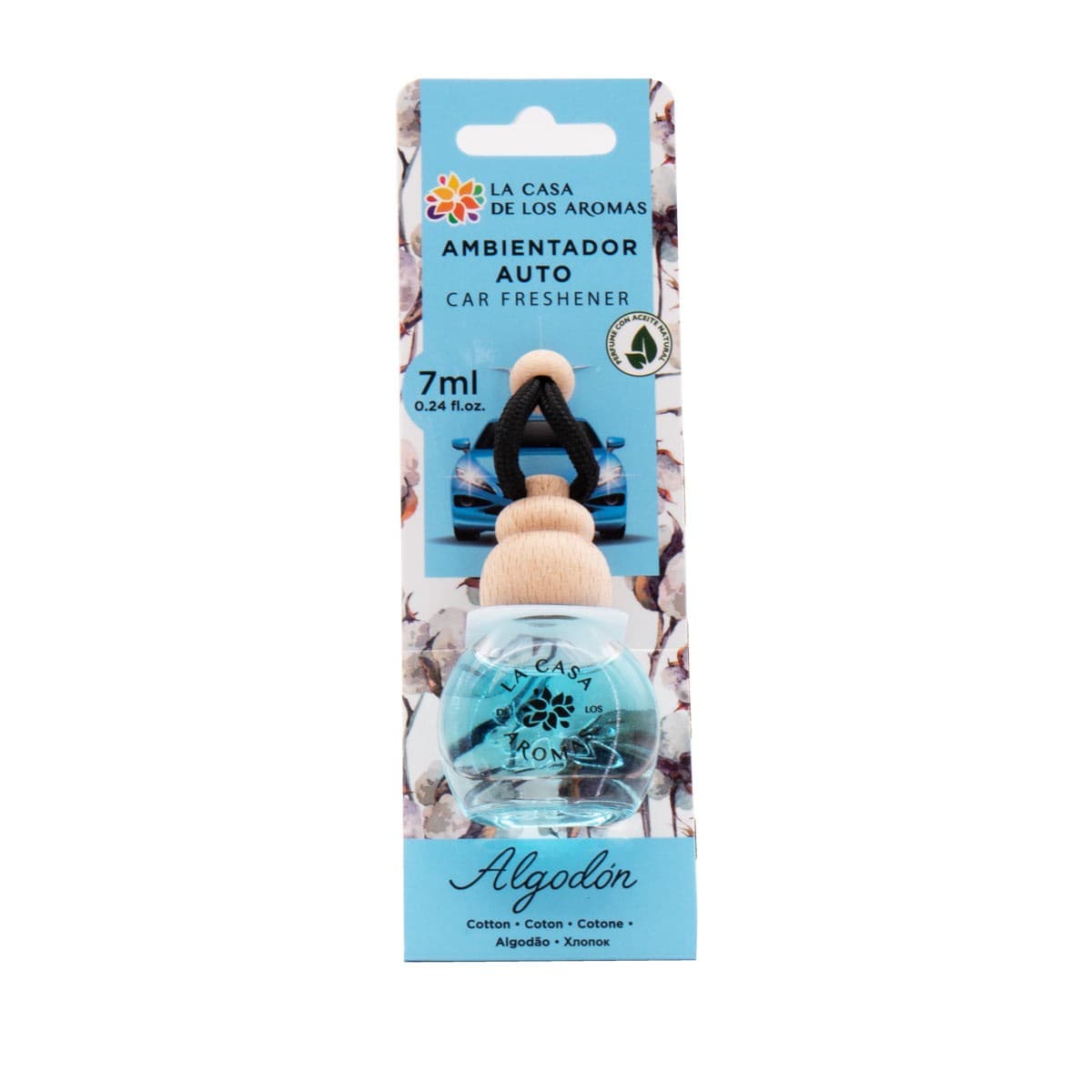 

La Casa de los Aromas Car Freshener odświeżacz do samochodu Bawełna 7ml