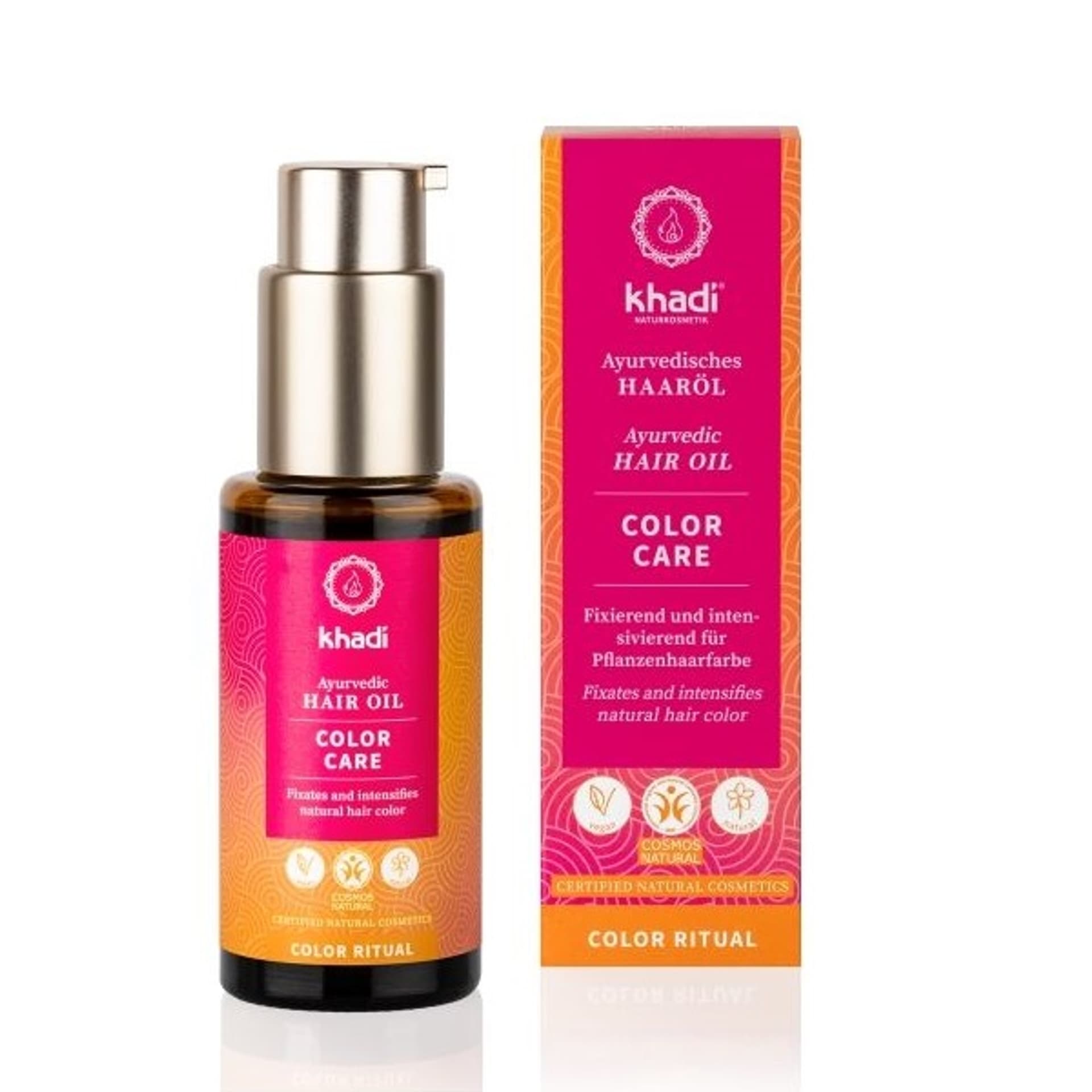 

Khadi Ayurvedic Hair Oil Color Care ochronny olejek do włosów farbowanych 50ml