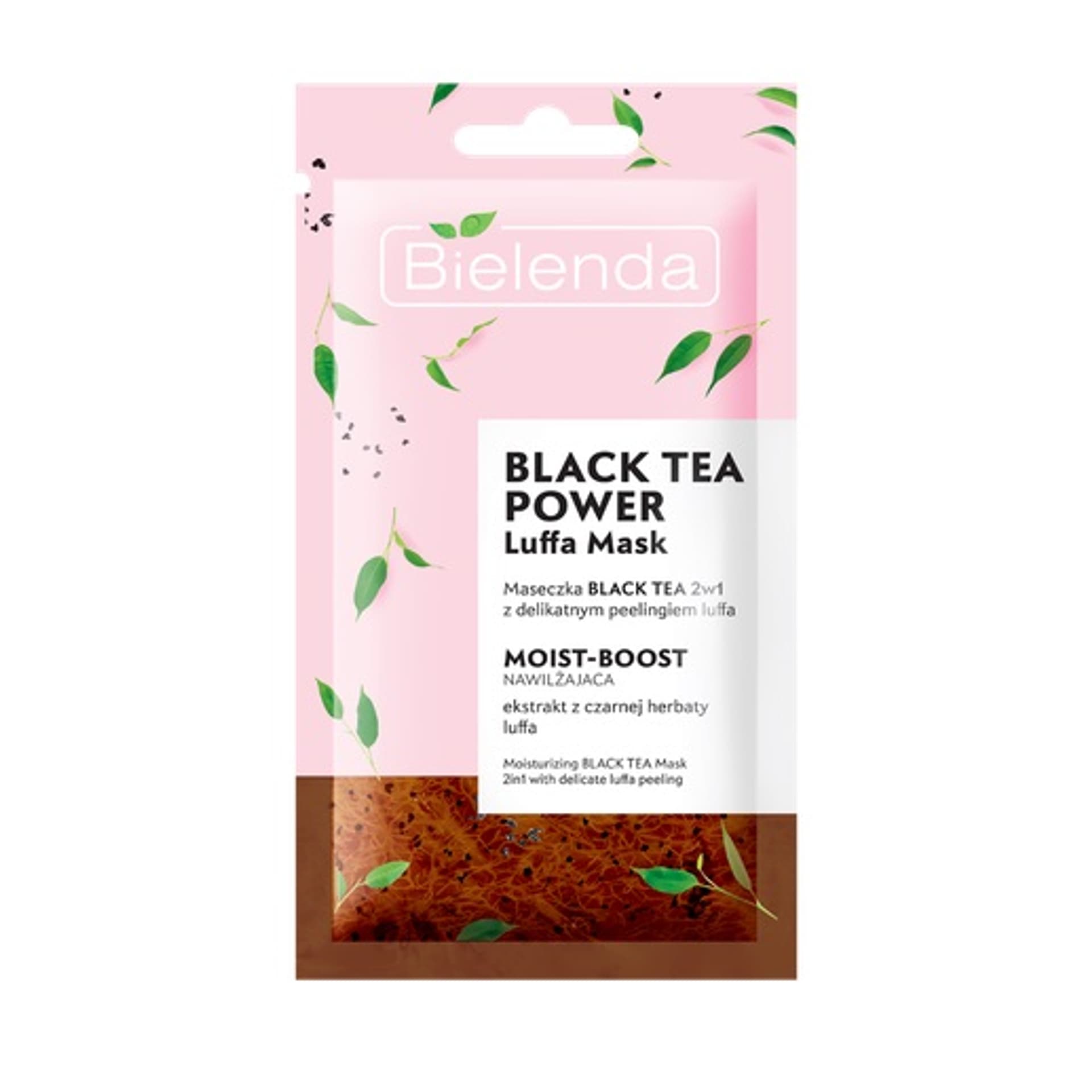 

Bielenda Luffa Mask Maseczka na twarz nawilżająca Black Tea Power 2w1 8g