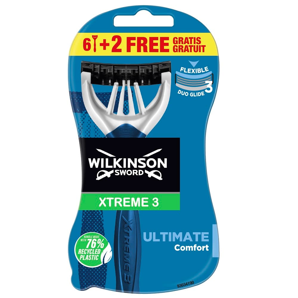 

WILKINSON Sword Xtreme3 Ultimate Plus maszynki jednorazowe do golenia 8szt