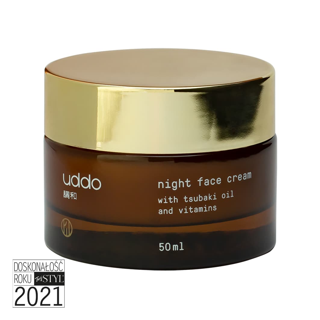 

Uddo Krem do twarzy na noc z olejem tsubaki i witaminami 50ml