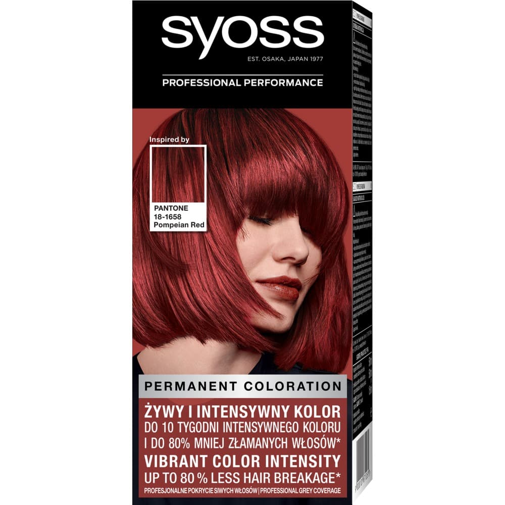 

Schwarzkopf Syoss Farba do włosów 18-1658 Pompeian Red 1op.