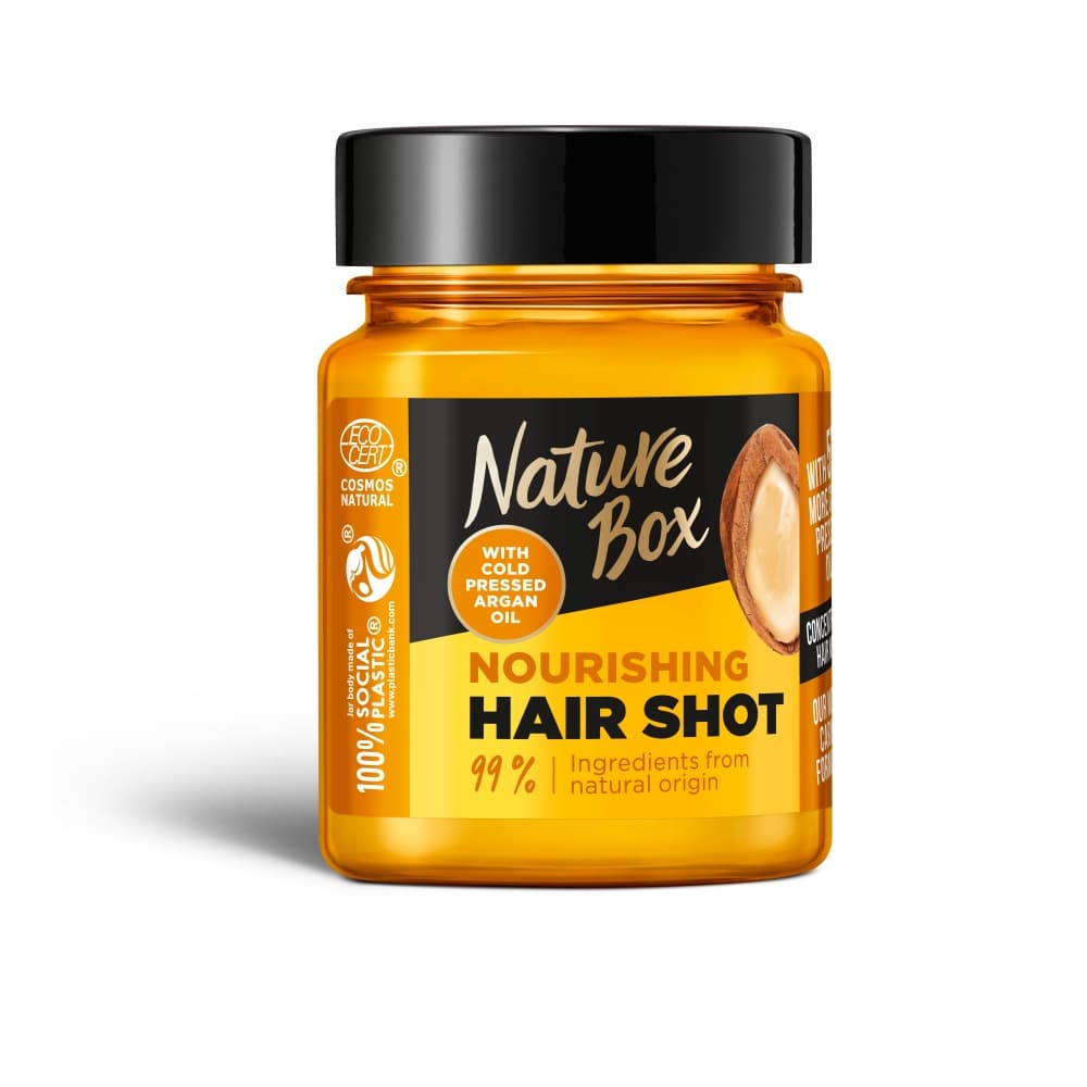 

Nature Box Argan Oil Hair Shot odżywcza maska do włosów z olejem arganowym 60ml