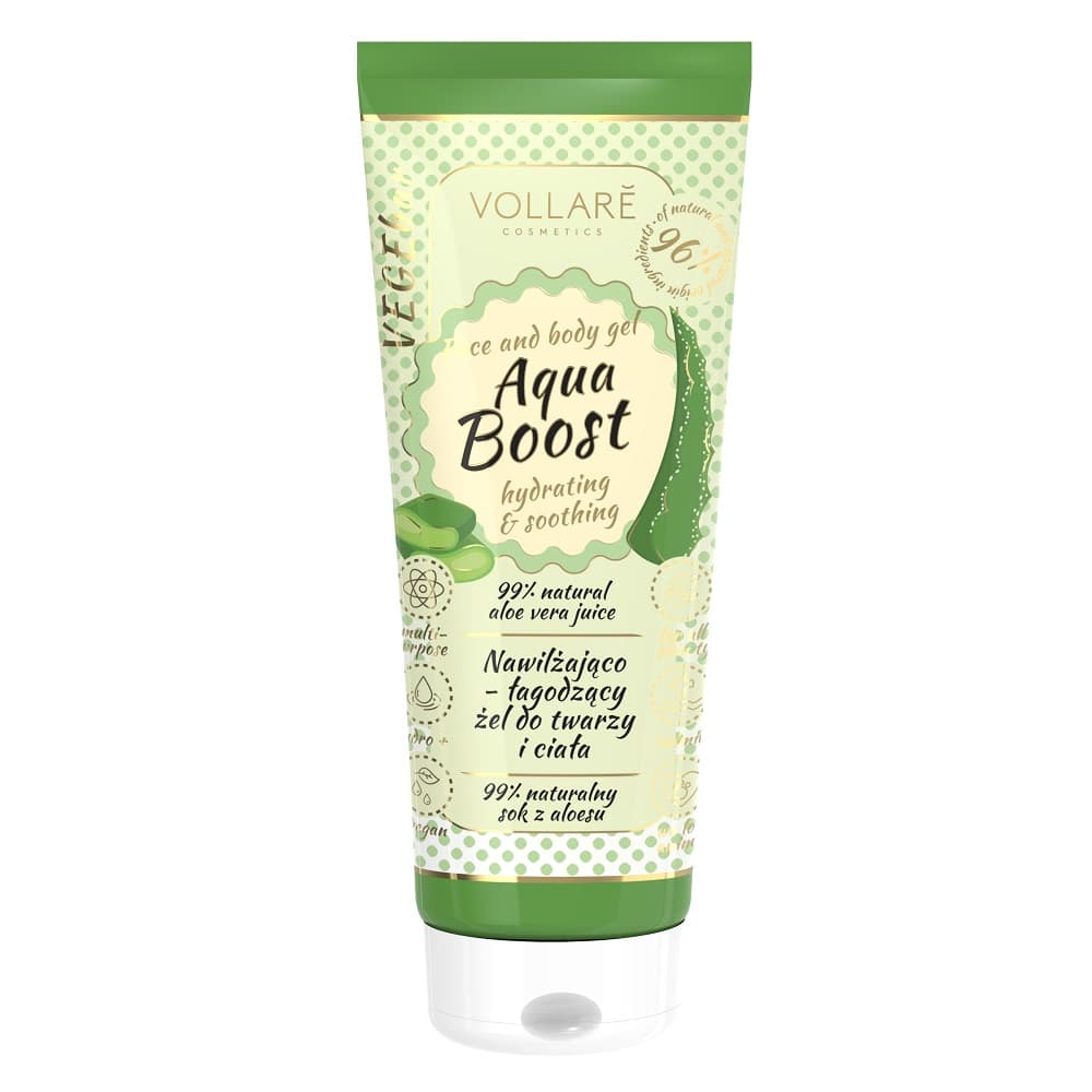 

Vollare VEGEbar Aqua Boost nawilżająco-łagodzący żel do twarzy i ciała 250ml