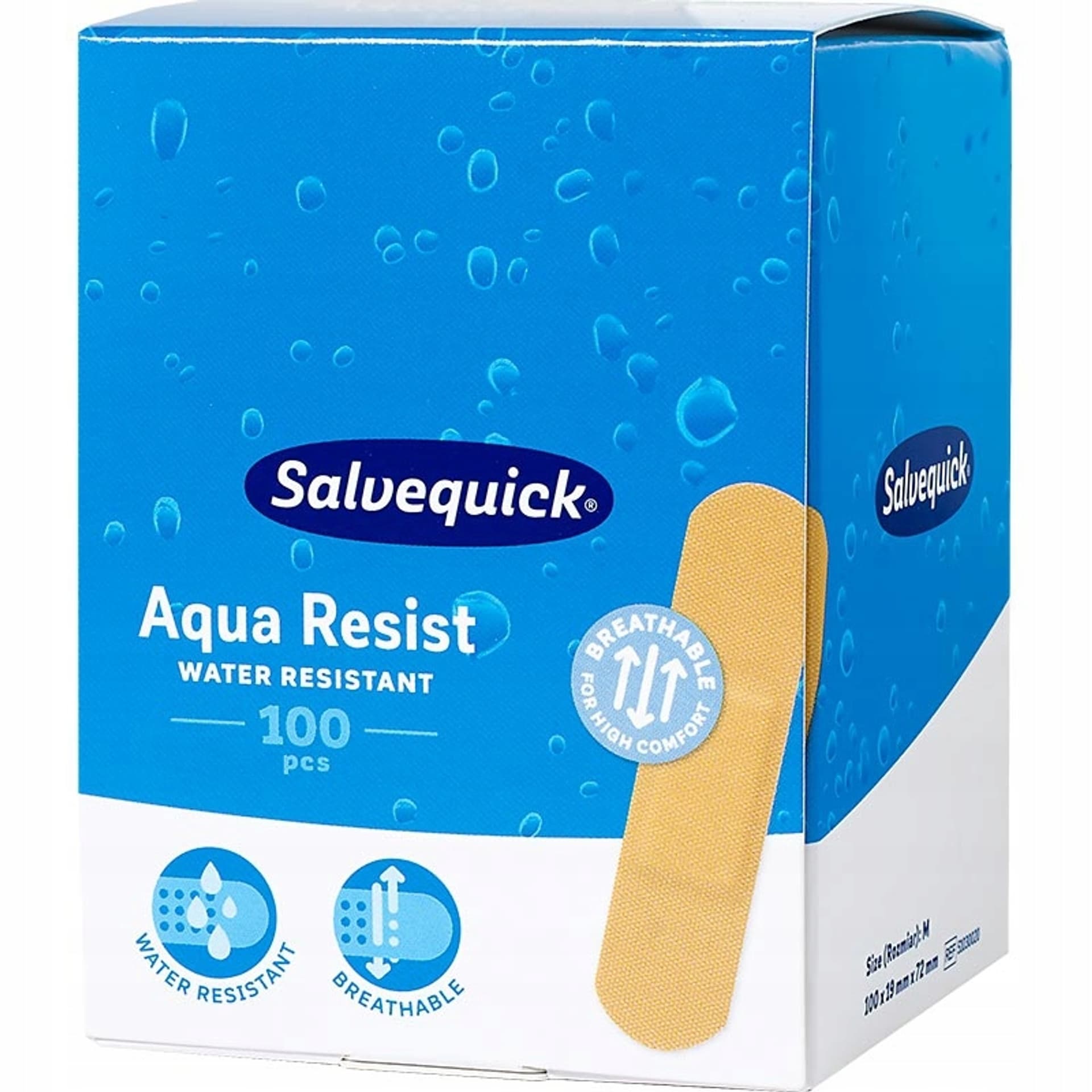 

Plaster Salvequick wodoodporny-średnie Plaster Salvequick 100 sztuk