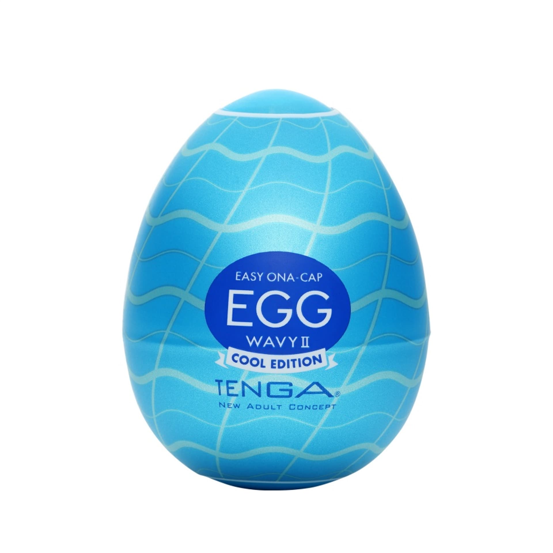

TENGA Easy Ona-Cap Egg Wavy II Cool Edition chłodzący jednorazowy masturbator w kształcie jajka