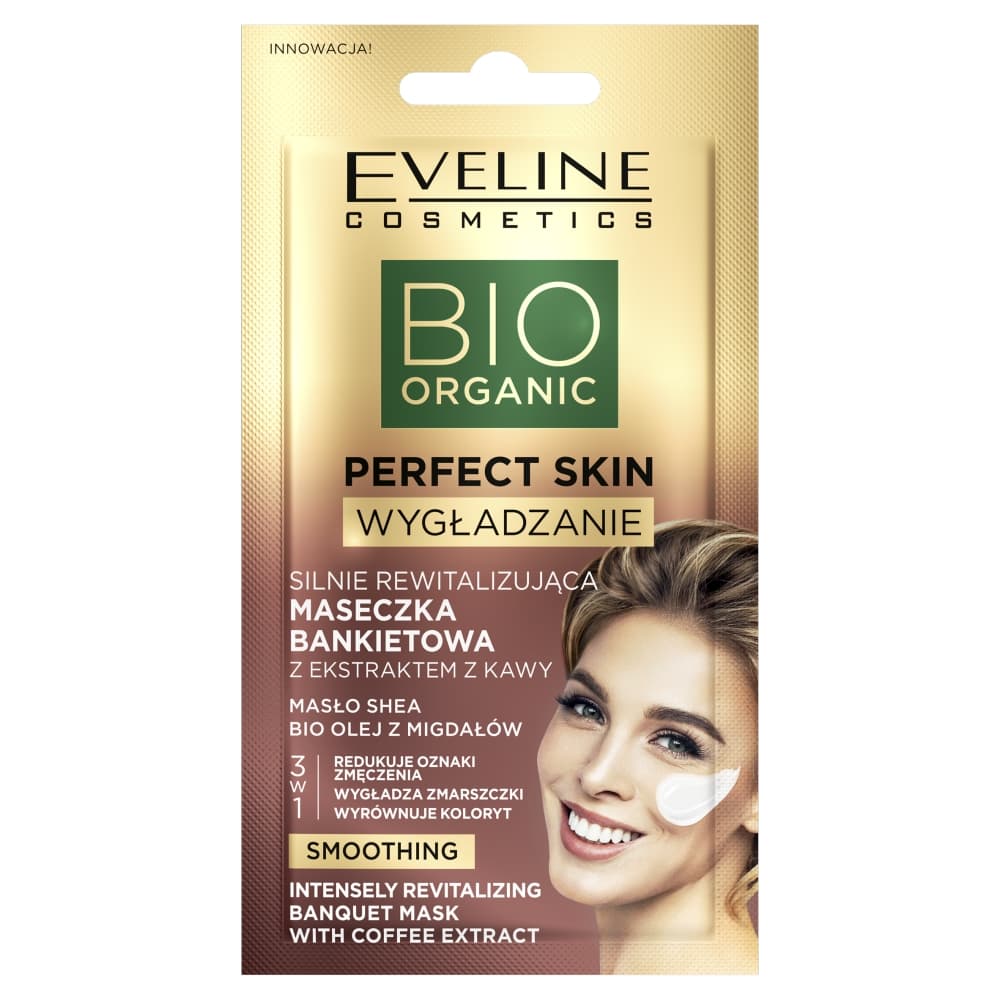 

Eveline Perfect Skin Maseczka z Ekstraktem z Kawy Wygładzanie