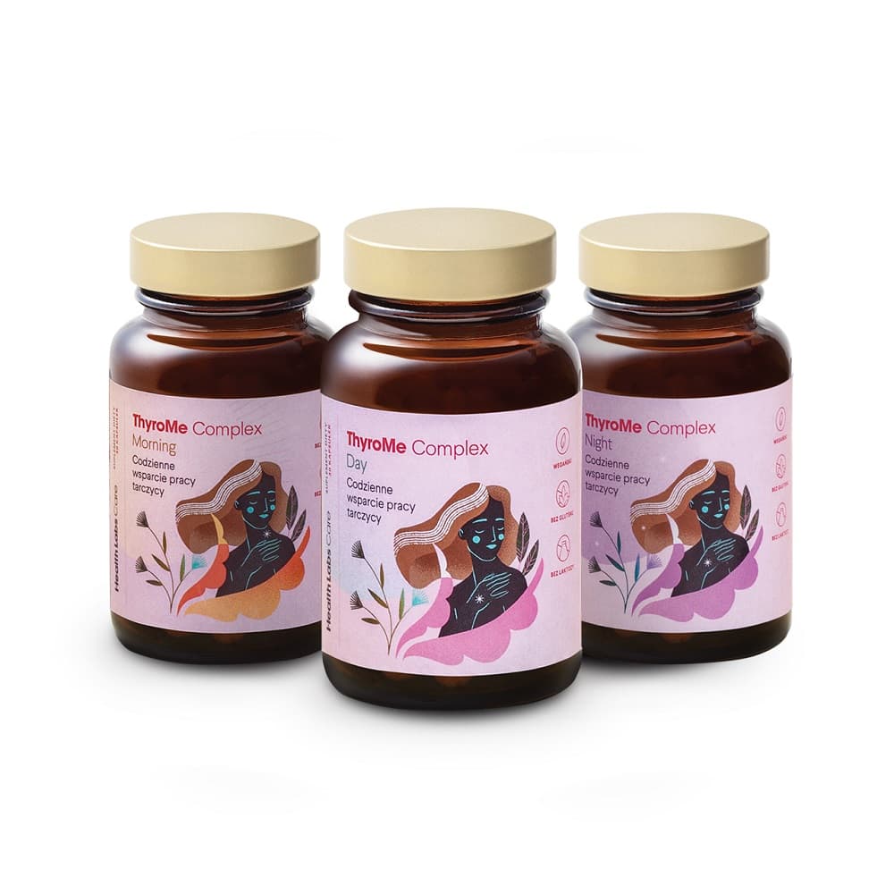 

HEALTHLABS SET 4HER ThyroMe Complex suplement diety codzienne wsparcie tarczycy Morning 30 kapsułek + Day 30 kapsułek + Night 30 kapsułek