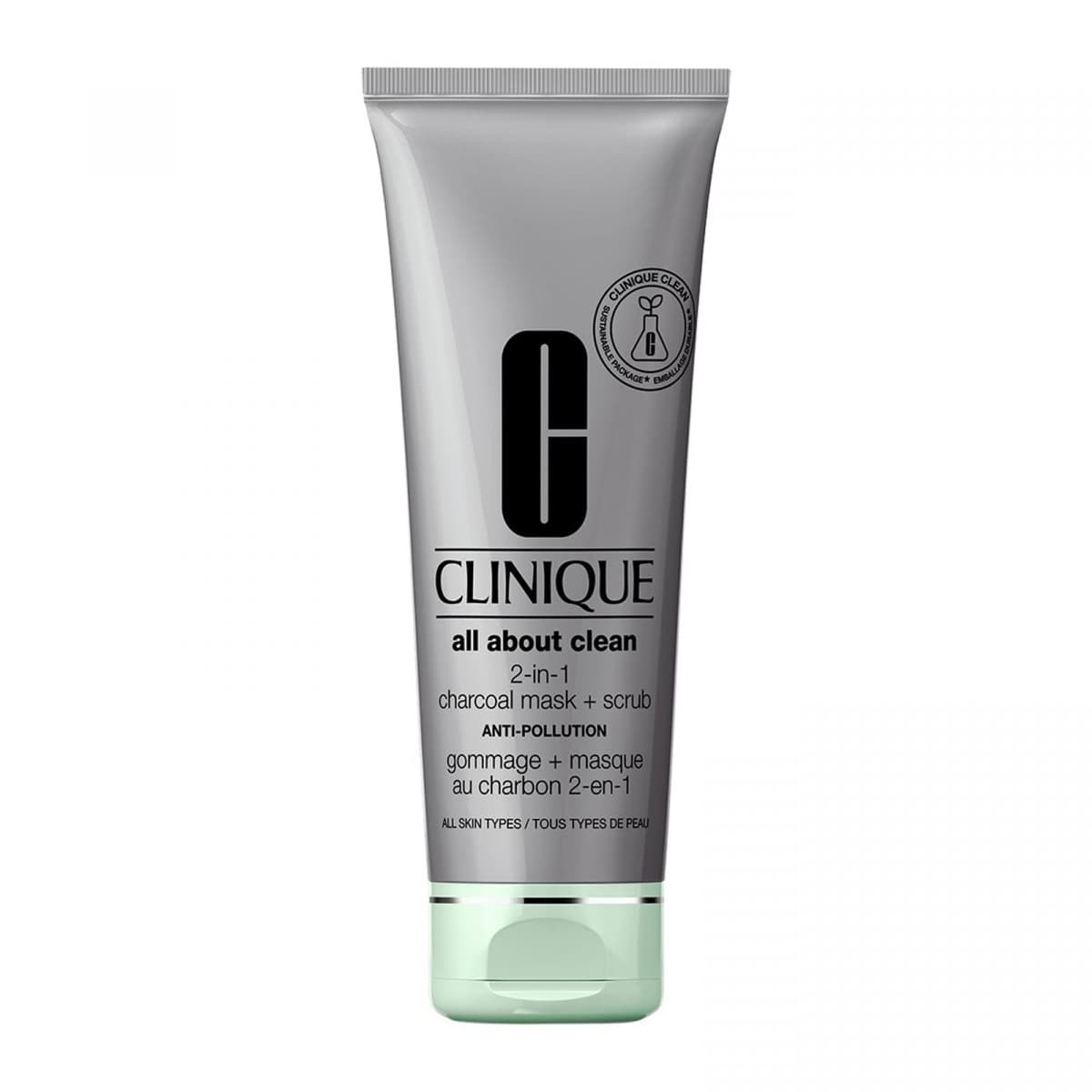 

Clinique All About Clean 2-in-1 Charcoal Mask + Scrub oczyszczająca maseczka do twarzy 100ml