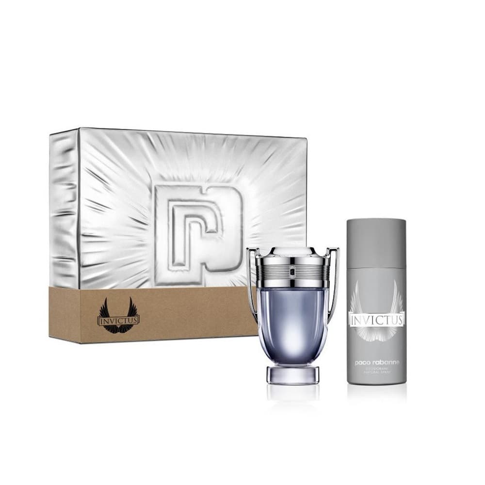 

Paco Rabanne Zestaw prezentowy Invictus (woda toaletowa 100ml+dezodorant spray 150ml)