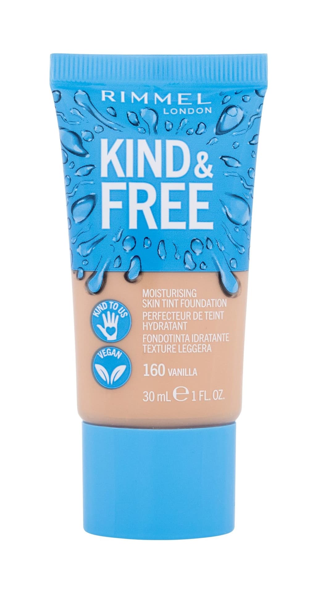 

Rimmel Kind Free wegański podkład nawilżający 160 Vanilla 30ml
