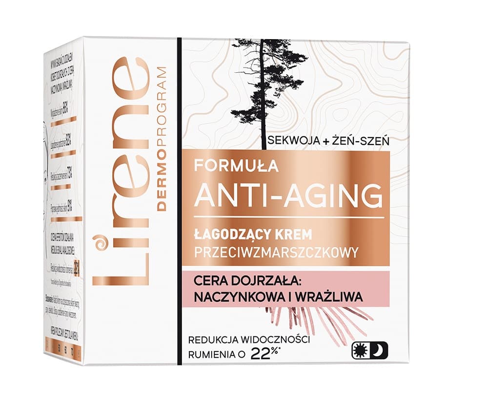 

Lirene Formuła Anti-Aging łagodzący krem przeciwzmarszczkowy 50ml