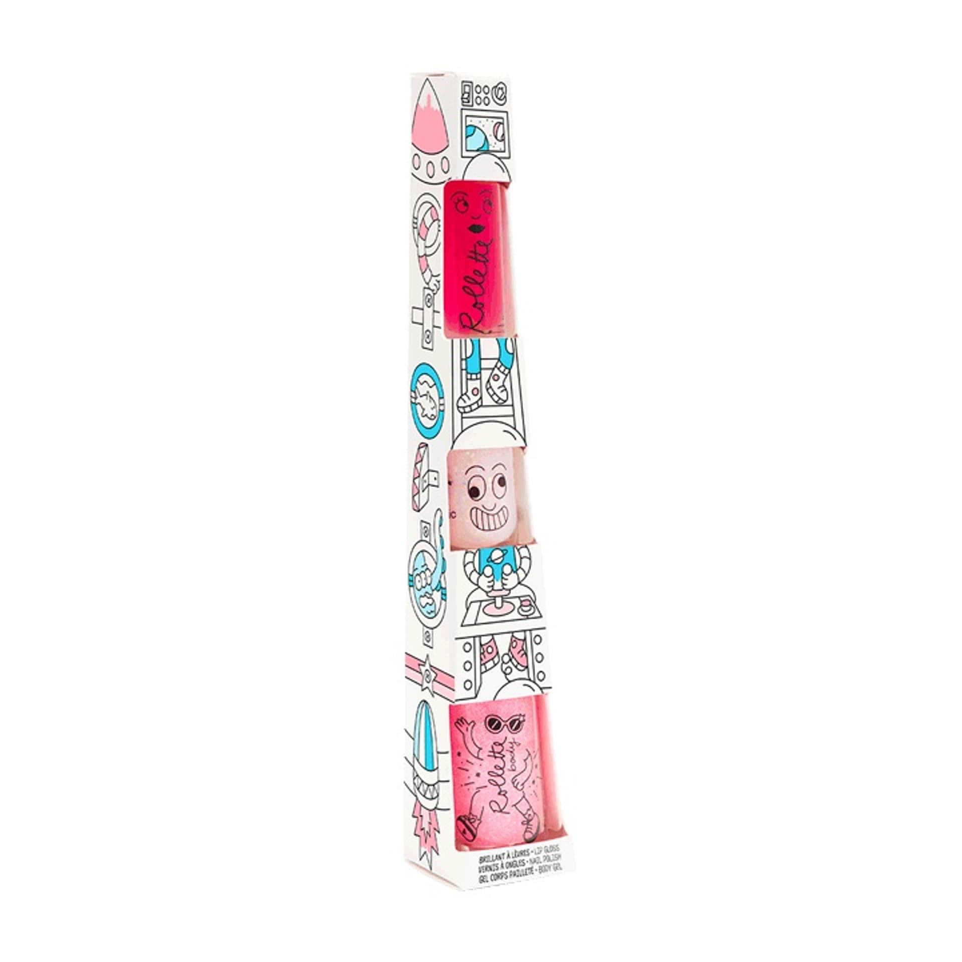 

Nailmatic Kids Dream Rocket zestaw do makijażu dla dzieci 3szt.