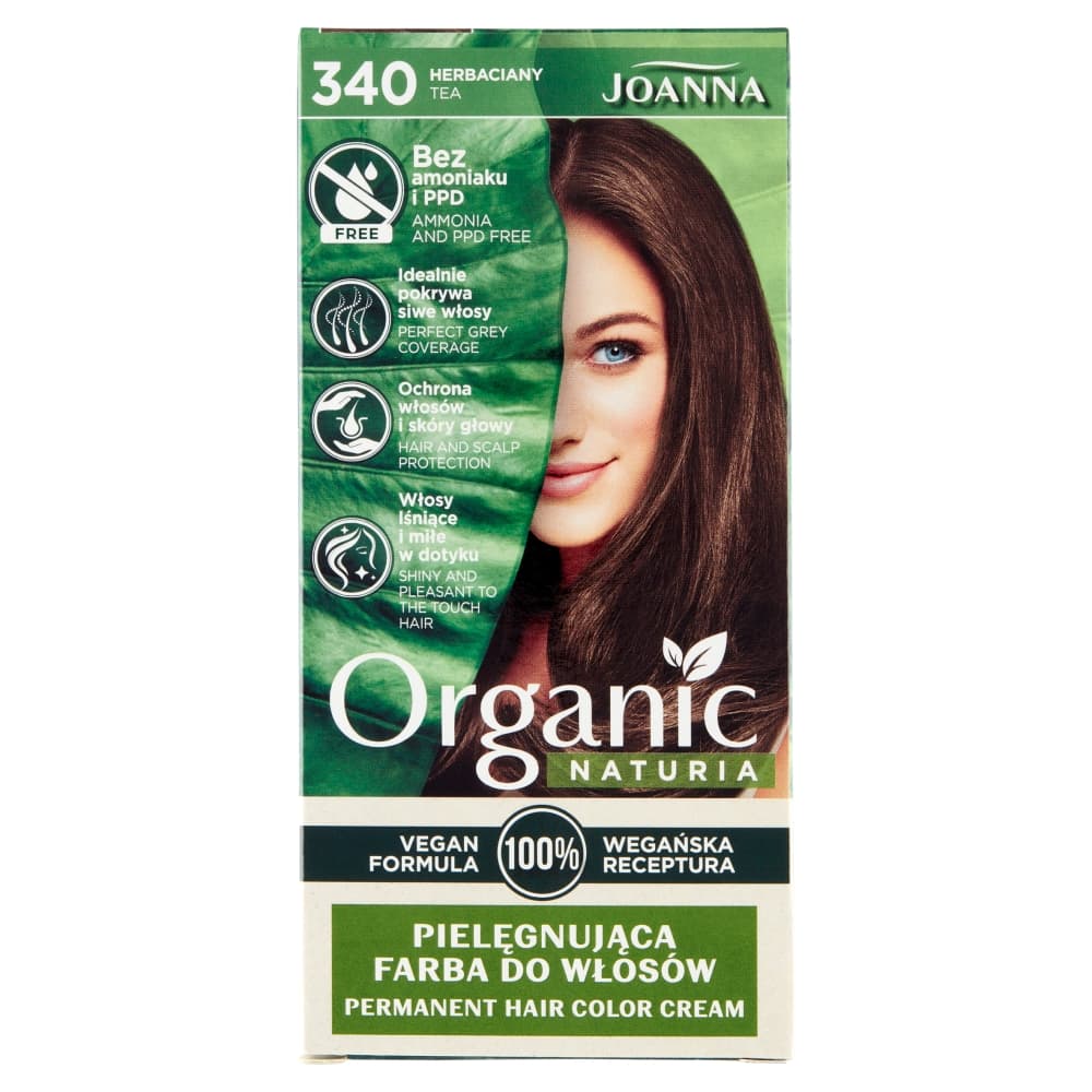 

Joanna Naturia Vegan Pielęgnująca Farba do włosów nr 340 Herbaciany 1op.