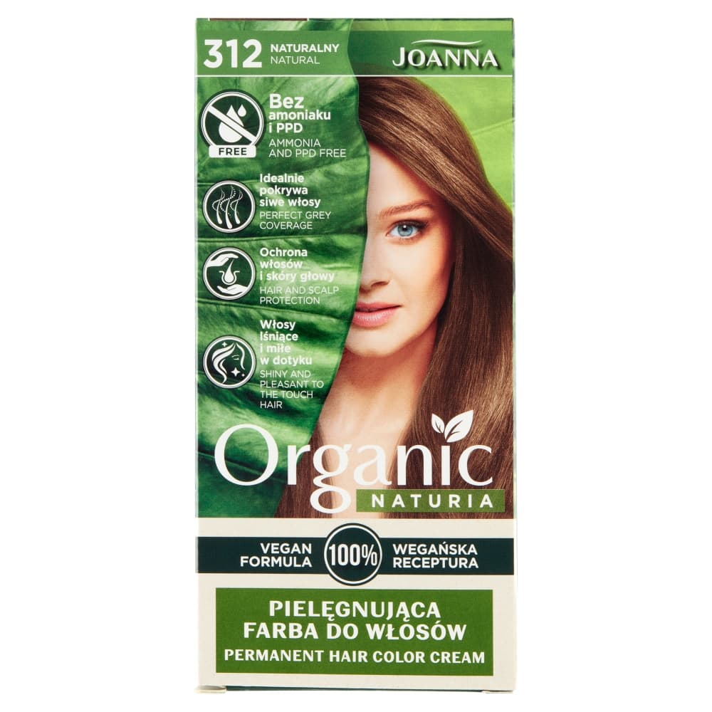 

Joanna Naturia Vegan Pielęgnująca Farba do włosów nr 312 Naturalny 1op.