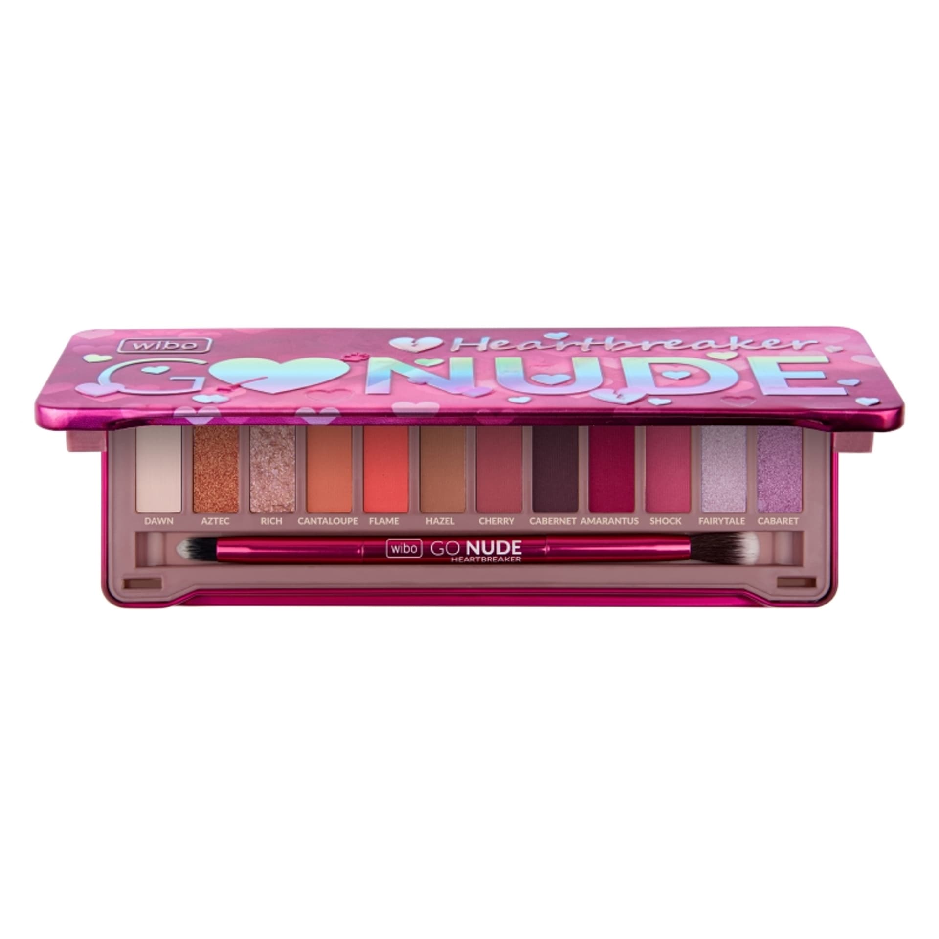 

Wibo Go Nude Eyeshadow Palette paleta 12 cieni do powiek Heartbreaker 13g