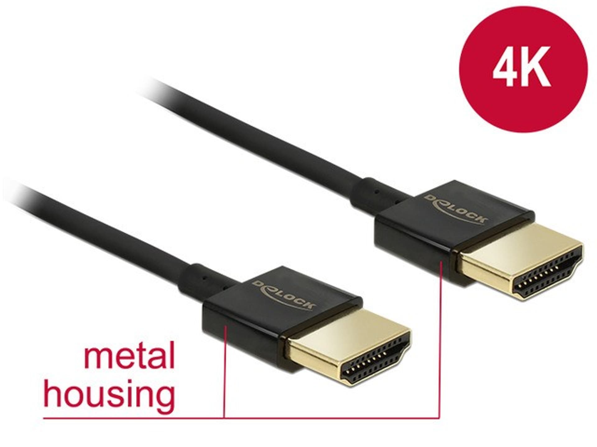 

DELOCK 84774 3m /s1x HDMI (wtyk) 1x HDMI (wtyk)