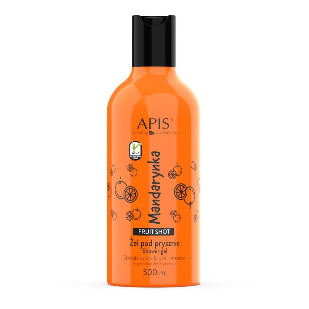 

Apis fruit shot, mandarynkowy żel pod prysznic 500 ml