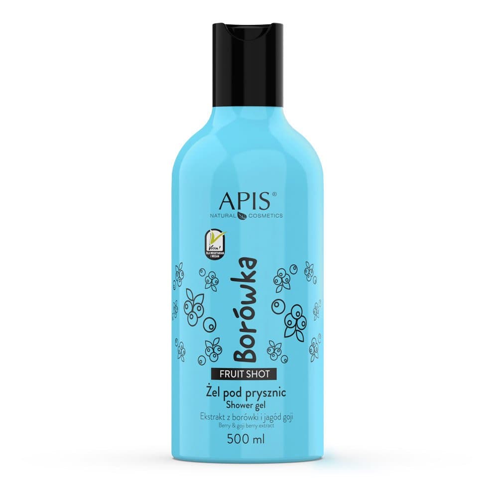 

Apis fruit shot, borówkowy żel pod prysznic 500 ml