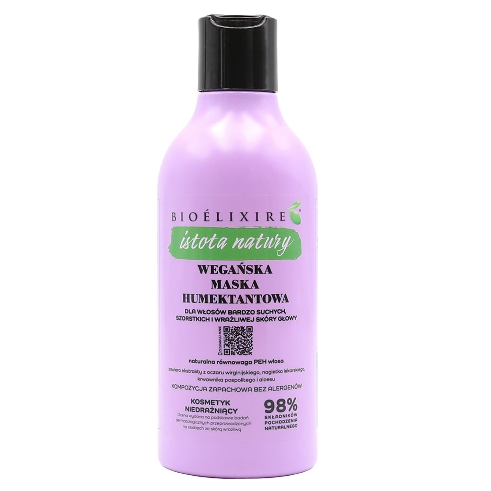 

BIOELIXIRE Istota Natury wegańska maska humektantowa do włosów 400ml