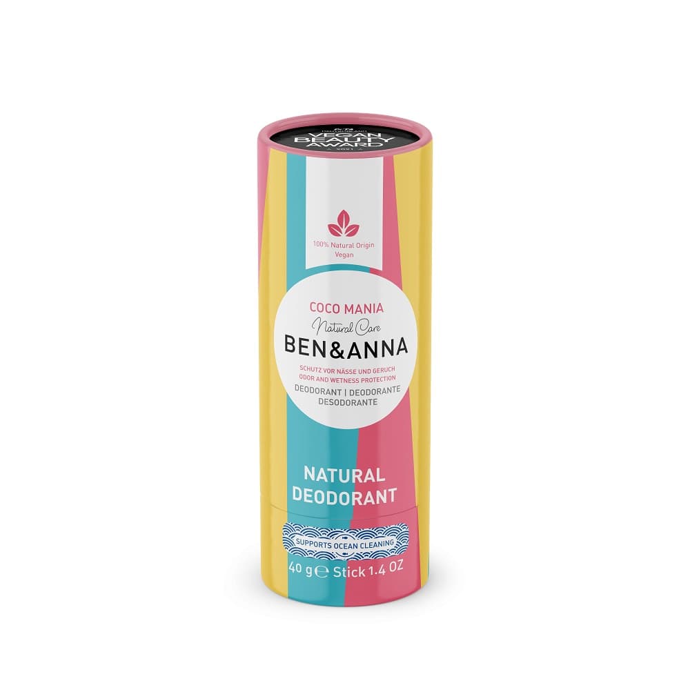 

BenAnna Natural Soda Deodorant naturalny dezodorant na bazie sody sztyft kartonowy Coco Mania 40g