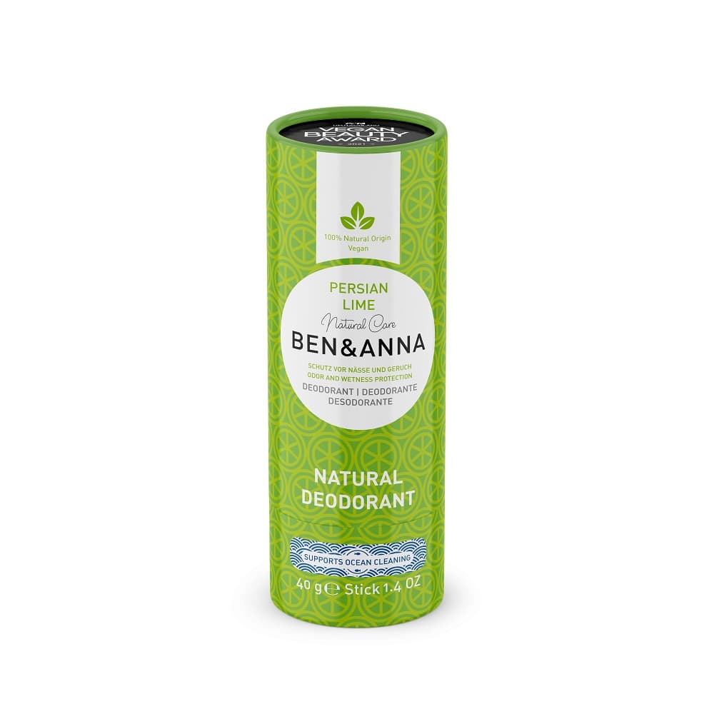 

BenAnna Natural Soda Deodorant naturalny dezodorant na bazie sody sztyft kartonowy Persian Lime 40g