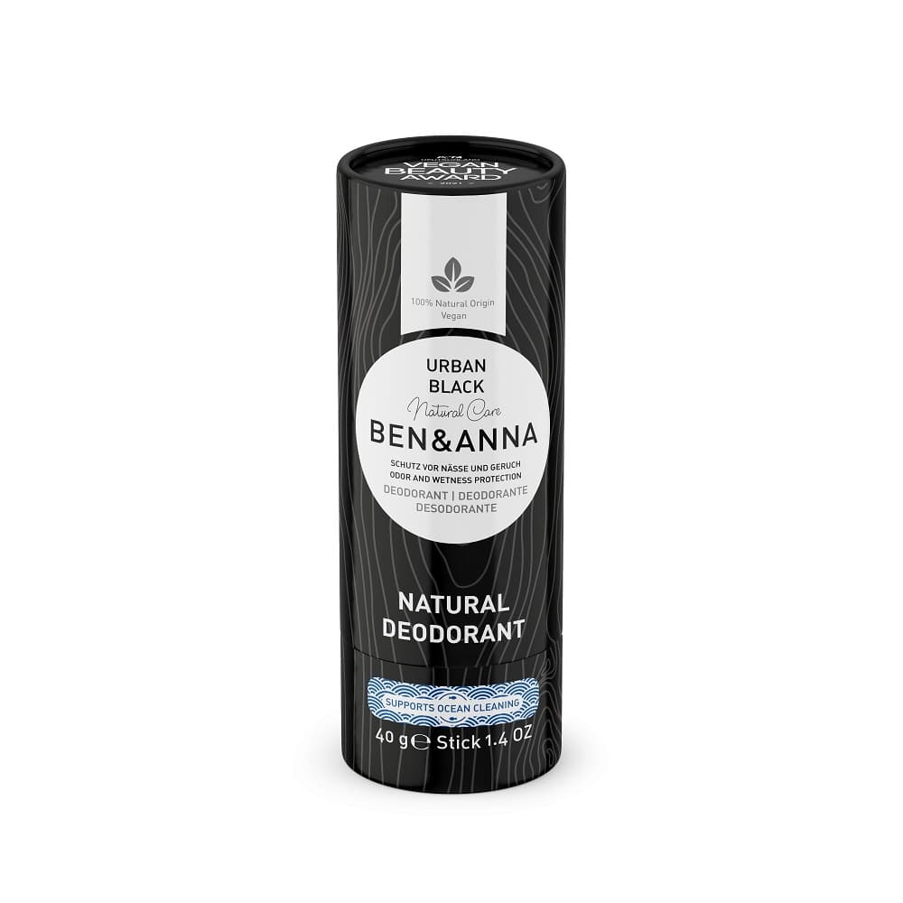 

BenAnna Natural Soda Deodorant naturalny dezodorant na bazie sody sztyft kartonowy Urban Black 40g