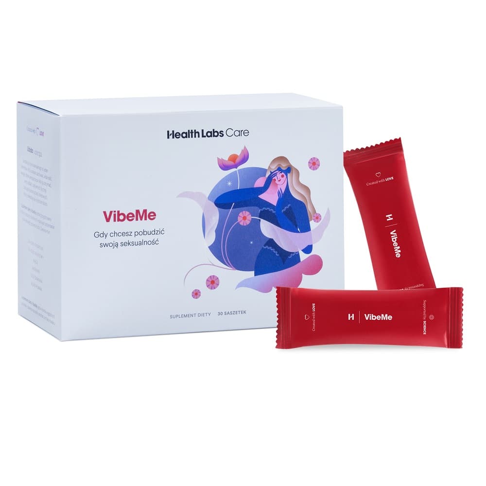 

HealthLabs VibeMe naturalne pobudzenie seksualności suplement diety 30 saszetek