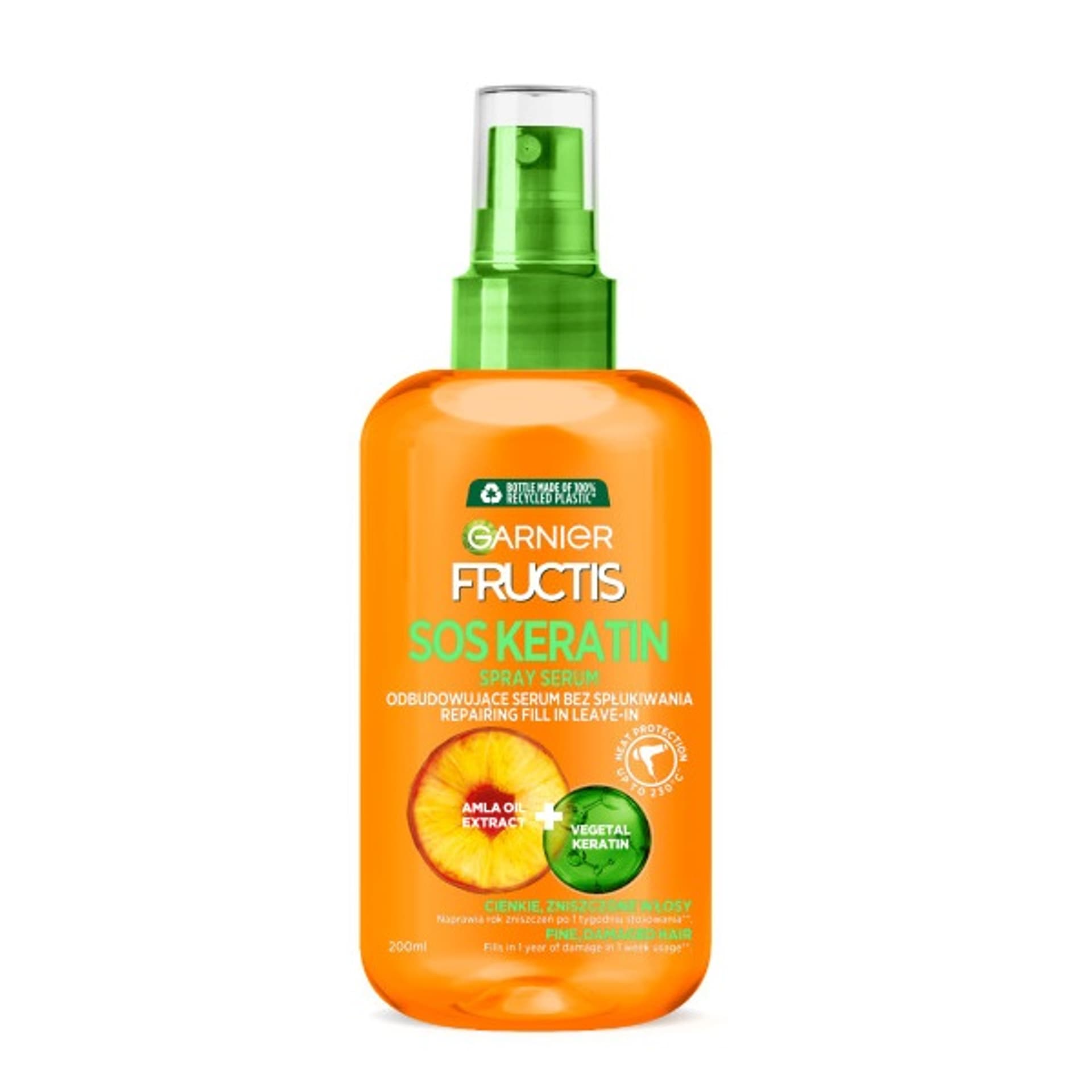 

Fructis SOS Keratin Spray-serum odbudowujące do włosów cienkich i zniszczonych 200ml