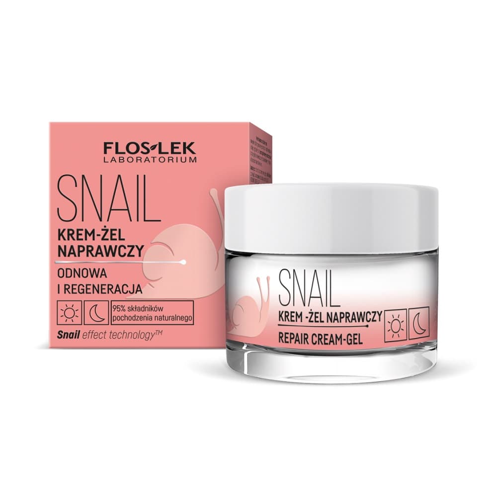 

Floslek Snail Krem- Żel Naprawczy na dzień i noc