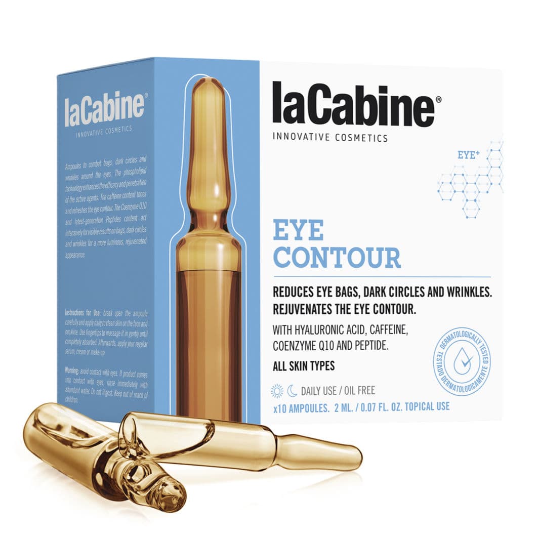 

La Cabine Eye Contour ampułki do twarzy redukujące worki i cienie pod oczami 10x2ml