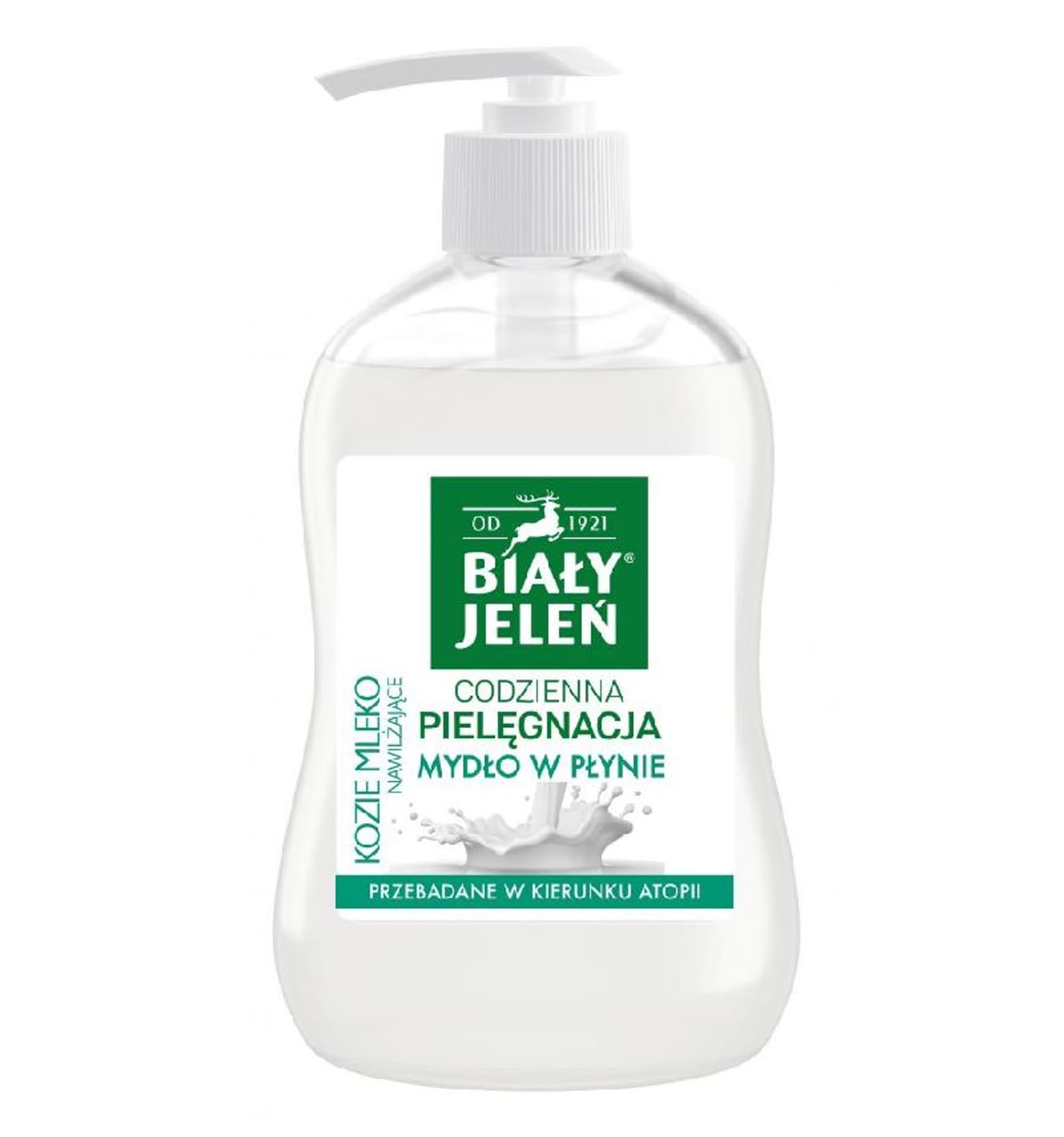 

Biały Jeleń Codzienna Pielęgnacja Mydło hipoalergiczne w płynie Kozie Mleko 300ml
