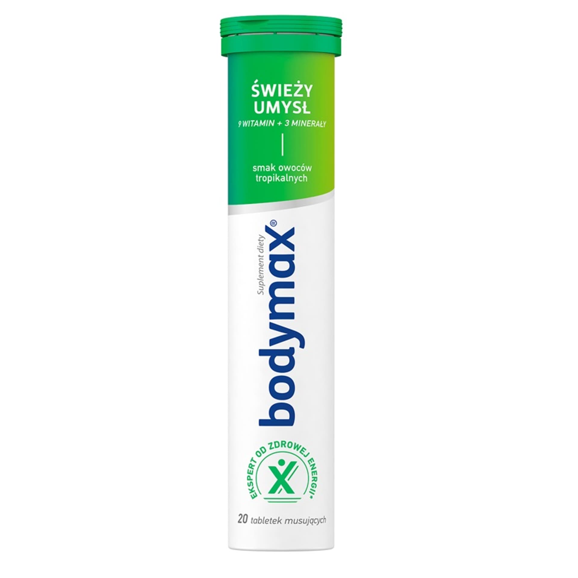 

BODYMAX Świeży Umysł - 9 Witamin+3 Minerały - suplement diety 1op.-20szt
