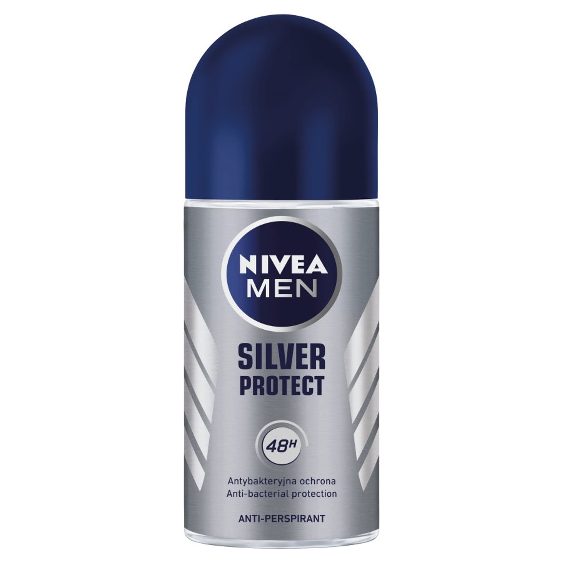 

Nivea Dezodorant Antyperspirant SILVER PROTECT roll-on męski 50ml