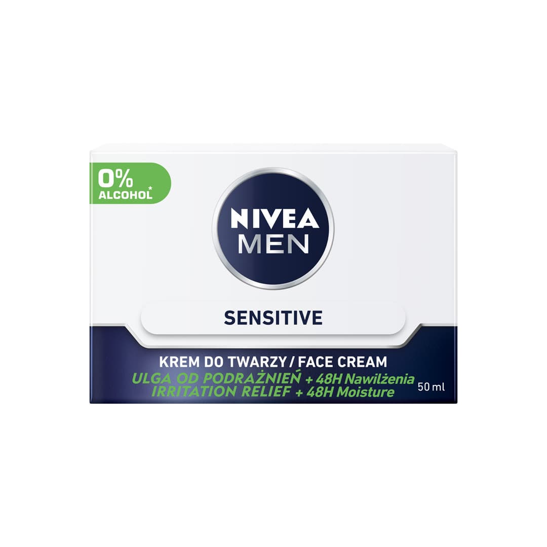 

Nivea Men Krem do twarzy Sensitive 48h nawilżenia - skóra podrażniona 50ml