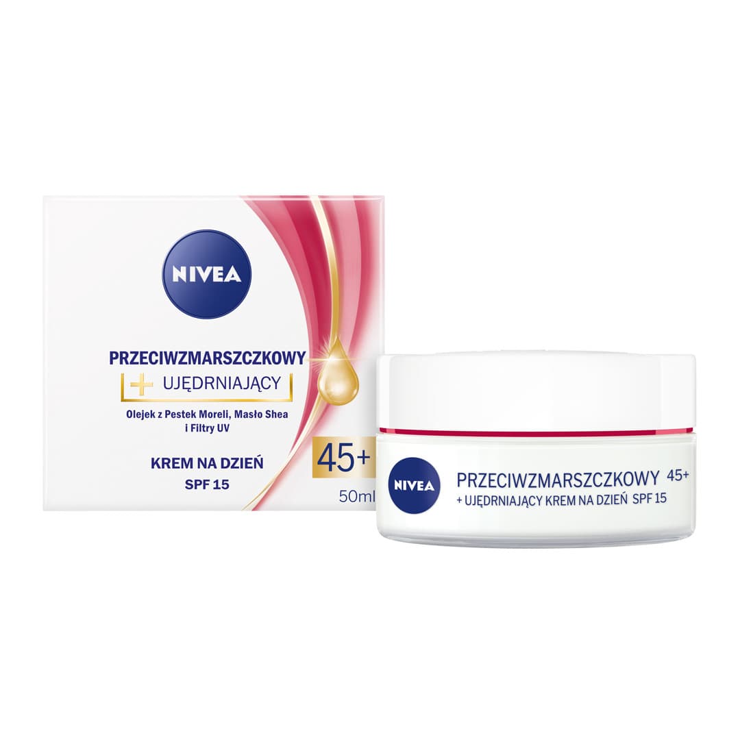 

Nivea Przeciwzmarszczkowy Krem ujędrniający 45+ na dzień 50ml