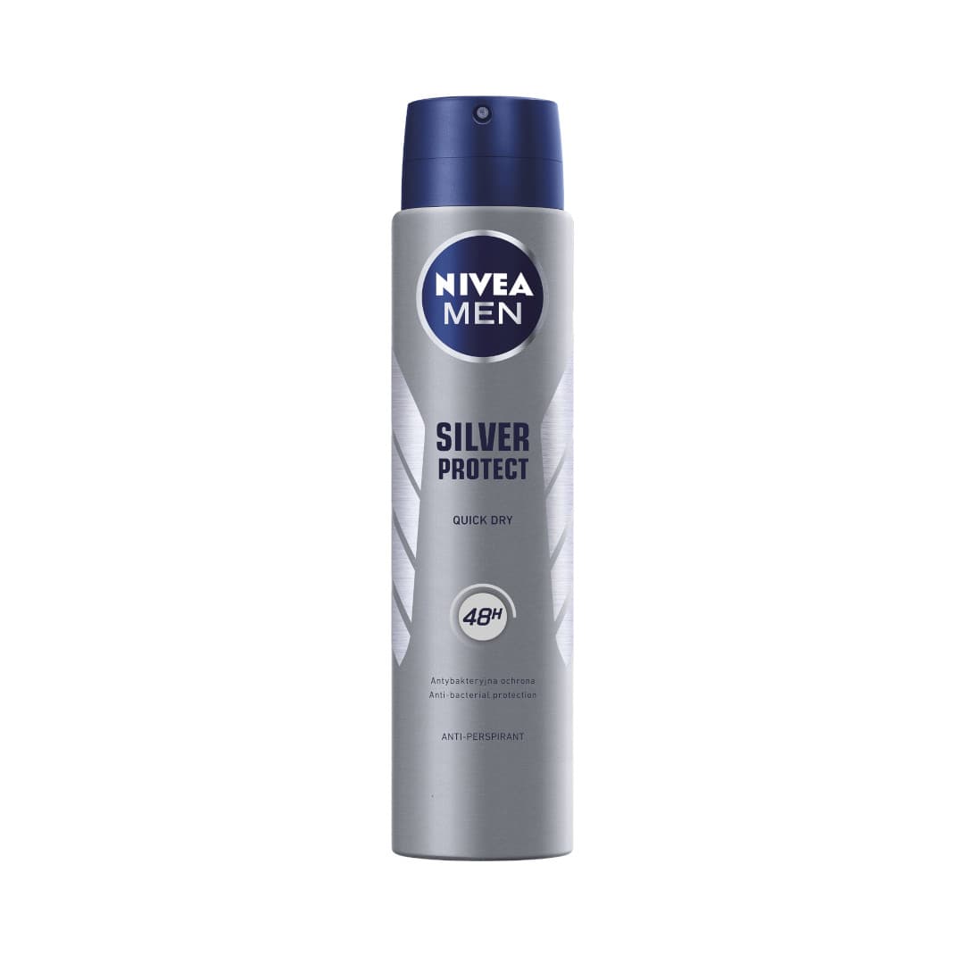 

Nivea Dezodorant SILVER PROTECT spray męski 250ml