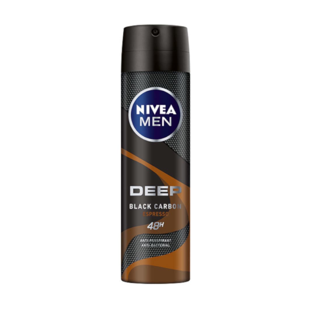 

Nivea Dezodorant DEEP BLACK CARBON ESPRESSO spray męski 150ml