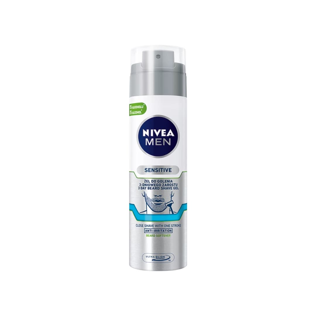 

Nivea MEN Sensitive Żel do golenia 3-dniowego zarostu 200ml