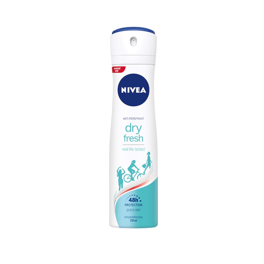 

Nivea Antyperspirant DRY FRESH spray damski 150ml