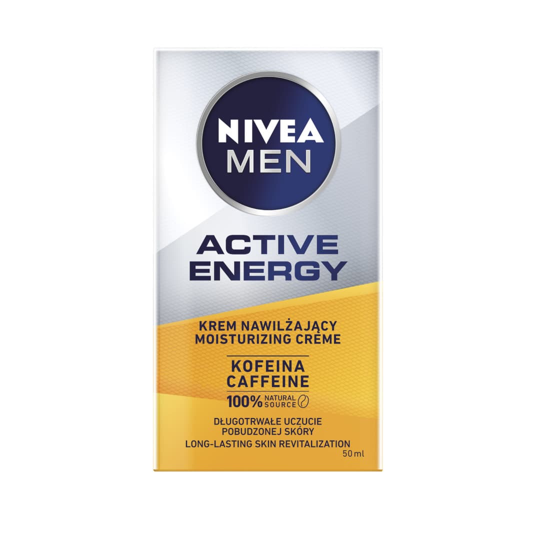 

Nivea MEN Active Energy Krem nawilżający z kofeiną dla mężczyzn 50ml